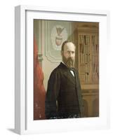 James A. Garfield, 20th U.S. President-Science Source-Framed Giclee Print