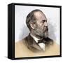 James A. Garfield as President-Elect, 1880-null-Framed Stretched Canvas