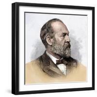 James A. Garfield as President-Elect, 1880-null-Framed Giclee Print