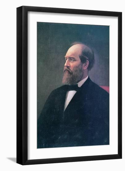 James A. Garfield-Calvin Curtis-Framed Giclee Print