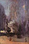 Nocturne in Gray and Gold, Snow in Chelsea-James Abbott McNeill Whistler-Art Print