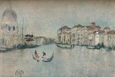 On a Venetian Canal, c1854-1903, (1903)-James Abbott McNeill Whistler-Giclee Print