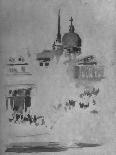 'Nocturne Trafalgar Square Chelsea Snow', 1876 (1903-1904).-James Abbott McNeill Whistler-Giclee Print