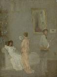Harmony in Green and Rose: the Music Room, 1860-James Abbott McNeill Whistler-Giclee Print