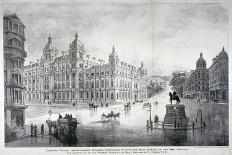 View of an Improvement Scheme for the Area around Charing Cross, Westminster, London, C1860-James Akerman-Giclee Print