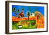 James and the flying boots, 2000, (oil on linen)-Cristina Rodriguez-Framed Giclee Print