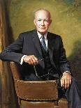 President Dwight D. Eisenhower-James Anthony Wills-Framed Stretched Canvas