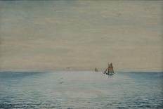 Seascape with a Ketch, Off Adelaide, South Australia-James Ashton-Laminated Giclee Print