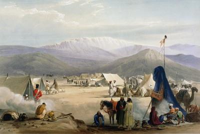 British Army Camp at Dadur at the Entrance to the Bolan Pass, First Anglo-Afghan War, 1838-1842