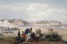 Bazaar at Kabul During the Fruit Season, First Anglo-Afghan War, 1838-1842-James Atkinson-Giclee Print