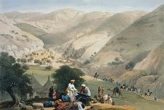 Encampment of the 1st Bengal European Regiment, First Anglo-Afghan War 1838-1842-James Atkinson-Giclee Print