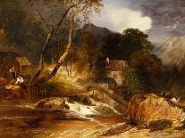 Village on the Bank of a Lake-James Baker Pyne-Giclee Print