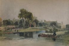 Windsor Castle from the Eton Play Ground, c1838-James Baker Pyne-Mounted Giclee Print