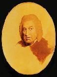 Portrait of Samuel Johnson (1709-84) c.1778-80-James Barry-Framed Giclee Print