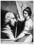 King Lear and Cordelia, 1776 (Etching and Aquatint with India Ink)-James Barry-Giclee Print