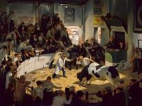 Commotion in the Cattle Ring-James Bateman-Giclee Print