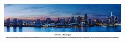 Detroit, MI #5 (Night)-James Blakeway-Art Print