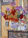 Pinks in a Vase-James Bolivar Manson-Framed Stretched Canvas