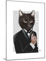 James Bond Cat-Fab Funky-Mounted Art Print