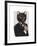 James Bond Cat-Fab Funky-Framed Art Print