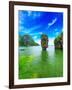 James Bond Island Thailand Travel Destination. Phang Nga Bay Archipelago-SergWSQ-Framed Photographic Print