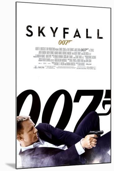 James Bond Skyfall - One Sheet-null-Mounted Poster