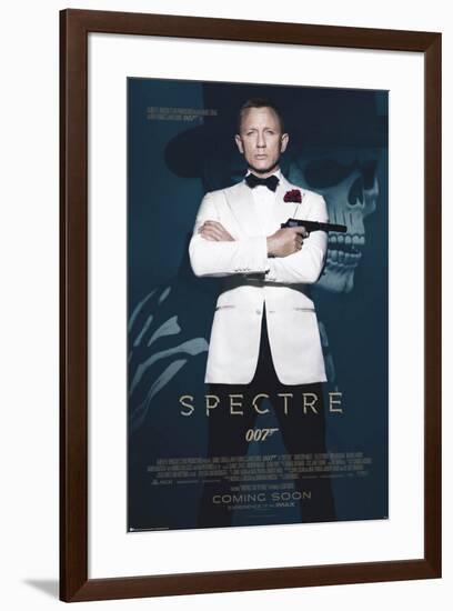 James Bond- Spectre Skull-null-Framed Poster