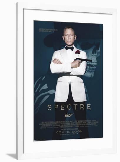 James Bond- Spectre Skull-null-Framed Poster