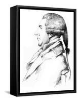 James Boswell - portrait-George Dance-Framed Stretched Canvas