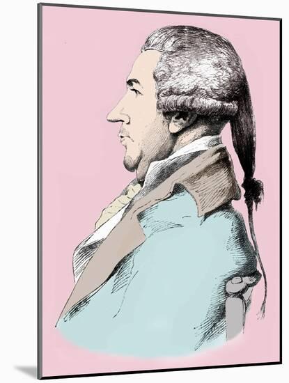 James Boswell - portrait-George Dance-Mounted Giclee Print