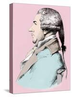 James Boswell - portrait-George Dance-Stretched Canvas