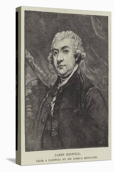 James Boswell-Sir Joshua Reynolds-Stretched Canvas