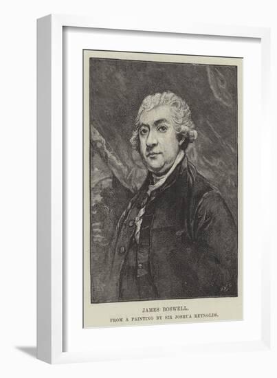 James Boswell-Sir Joshua Reynolds-Framed Giclee Print