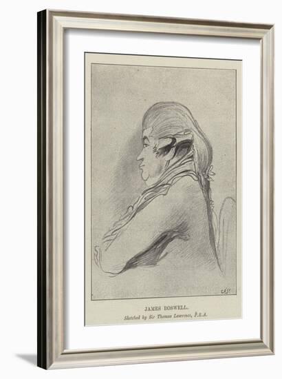 James Boswell-Thomas Lawrence-Framed Giclee Print