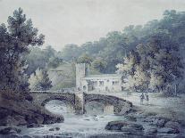 Church and Bridge, Hubberholme, Yorkshire-James Bourne-Stretched Canvas