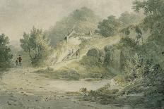 Hawthornden Castle Near Edinburgh-James Bourne-Giclee Print