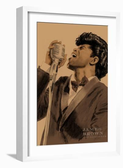 James Brown-Clifford Faust-Framed Art Print