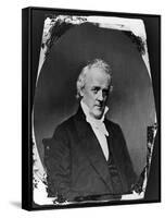 James Buchanan, 15th U.S. President-Science Source-Framed Stretched Canvas