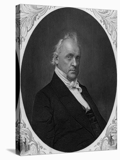 James Buchanan, President of the United States-Jc Buttre-Stretched Canvas