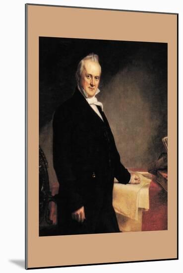 James Buchanan-George Peter Alexander Healy-Mounted Art Print