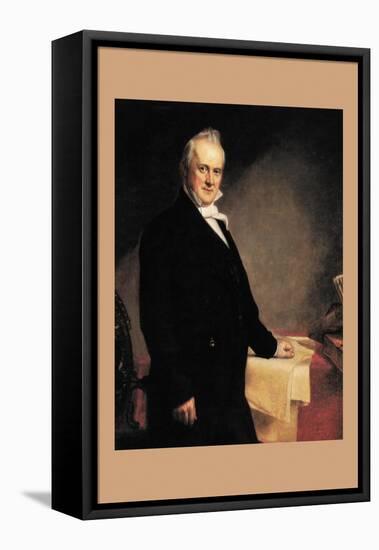 James Buchanan-George Peter Alexander Healy-Framed Stretched Canvas