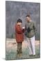 James Buckley and His Son Billy Bird Watching, Sharon, Connecticut, 1970-Alfred Eisenstaedt-Mounted Photographic Print