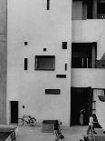 Statue of "Le Modulor," by Le Corbusier's Ratio of Architectural Design in Relation to Human Figure-James Burke-Photographic Print