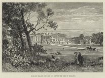 Hamilton Palace, Scotland, the Seat of the Duke of Hamilton-James Burrell Smith-Stretched Canvas