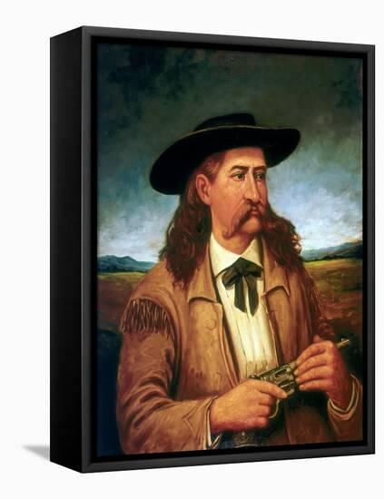 James Butler 'Wild Bill' Hickock (1837-187), American Scout and Lawman, 1874-Henry H Cross-Framed Stretched Canvas