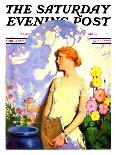 "Tennis Couple," Saturday Evening Post Cover, June 21, 1930-James C. McKell-Giclee Print