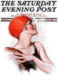 "Women's Ice Hockey," Saturday Evening Post Cover, February 21, 1925-James Calvert Smith-Giclee Print