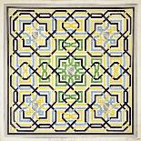 Mosaic in Portico of Generalife, Alhambra, from 'The Arabian Antiquities of Spain', Published 1815-James Cavanagh Murphy-Giclee Print