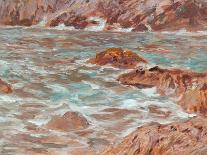 Capri and Seascape-James Charles-Giclee Print