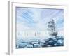 James Clark Ross Discovers Antarctic Ice Shelf, Jan, 1841, 2016-Vincent Alexander Booth-Framed Giclee Print